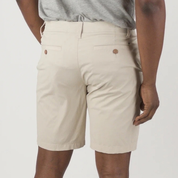 Taylor Vintage Airotec Regular Fit 9" Cotton/Nylon Walking Short Stone Size 36 - Picture 2 of 9